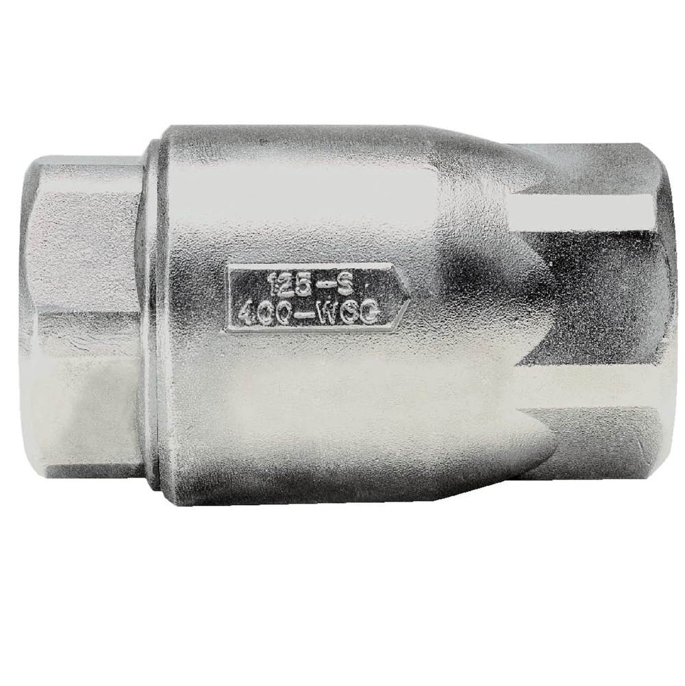 Apollo Stainless Steel Ball-Cone In Line Check Valve With .5 Psig Cracking Pressure, 15-20 Psig 3/4'' (2 X Fnpt)